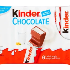 Kinder Chocolate Medium Bars 6 x 21g (126g)