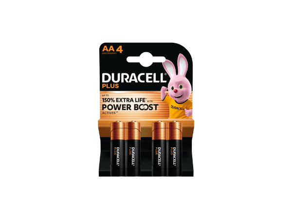 DURACELL Plus AA - 4 Pack
