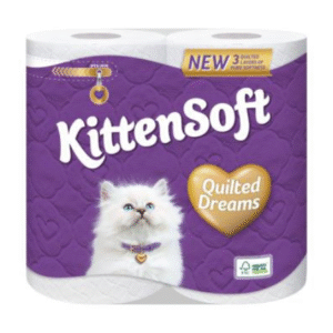 Kittensoft Quilted Dreams Toilet Tissue 4 pack