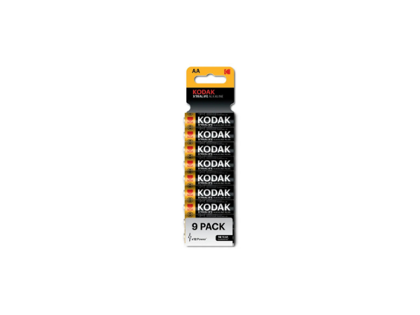 Kodak Xtralife Alkaline AA - 9 pack
