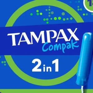 Tampax Compak Super Tampons With Applicator x18
