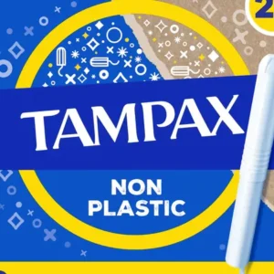 Tampax Compak Regular Tampons With Non-Plastic  Applicator x20