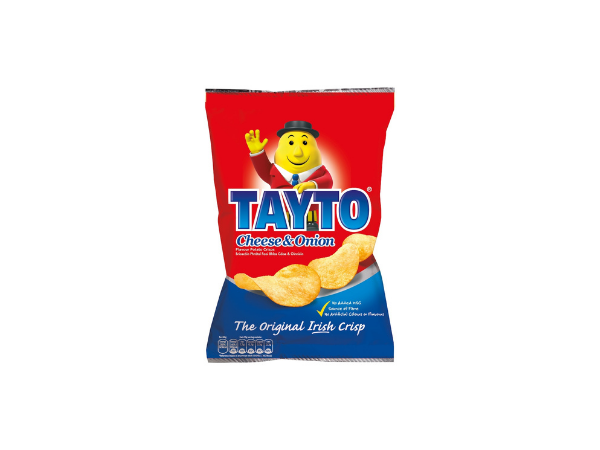 Tayto Cheese & Onion Potato Crisps 125g